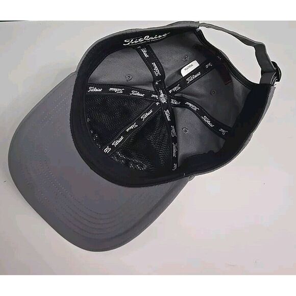 Titleist FJ FootJoy Pro V1 YOUTH Tour Performance Adjustable Hat Cap Gray - Picture 4 of 4